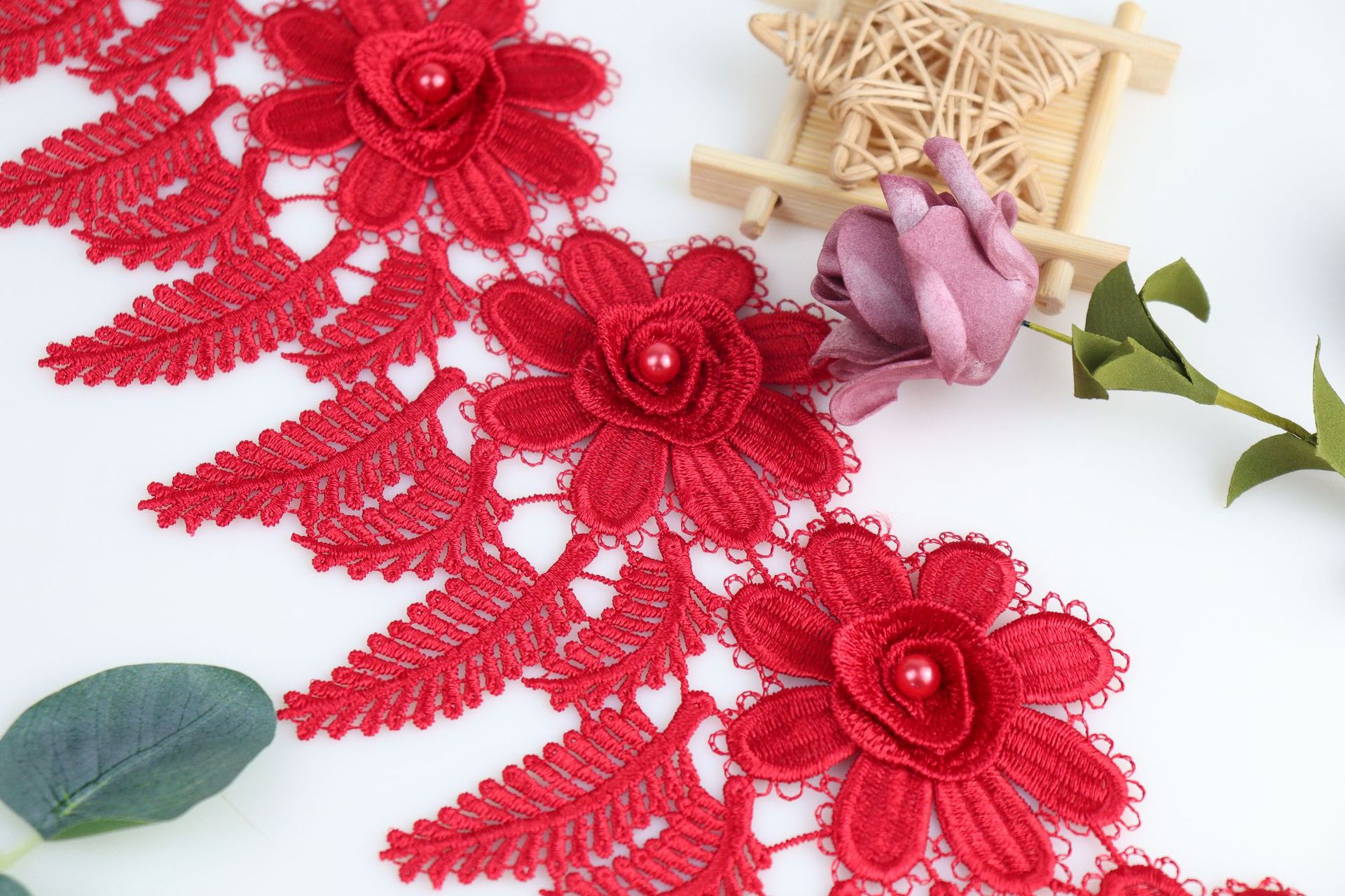 钉珠水溶刺绣条码