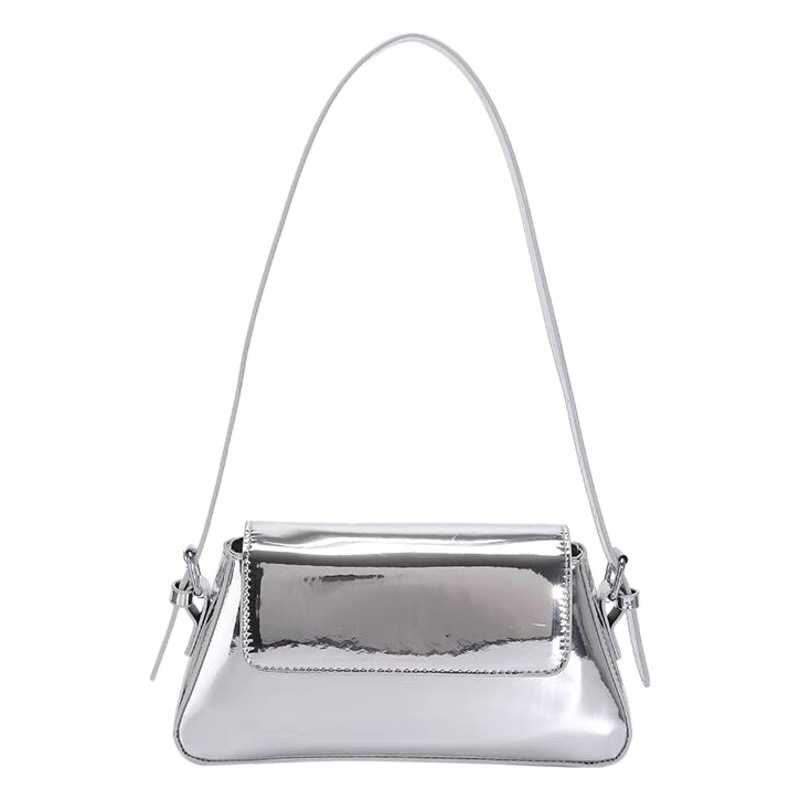 Nuevo bolso de mujer de gran capacidad, bolso de hombro para mujer, bolso cruzado de alta gama para ir al trabajo, bolso de mano de charol con espejo, venta al por mayor