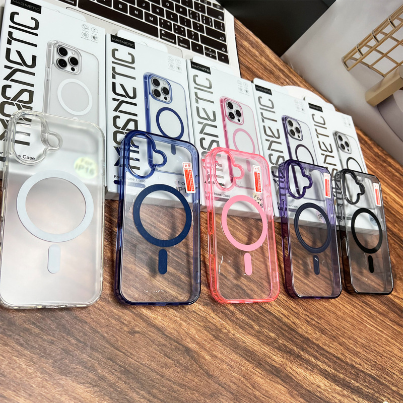 iPhone16 つや消し磁気電話ケース MagSafe Apple 17 アクリル 13/14 落下防止ケース卸売に適しています。|undefined