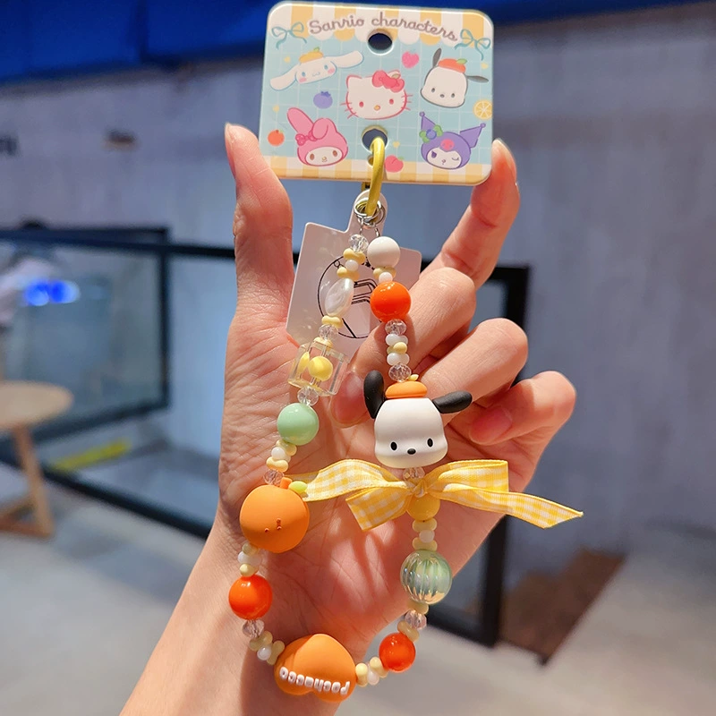 Плюшевый брелок Sanrio Hello Kitty, оригинал, мягкая подвеска 11×7.5 см, коллекционный талисман