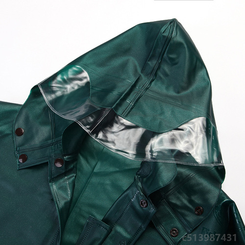 Dayuchang brand PVC sea tape pearlescent beef tendon suit raincoat and rain pants split outdoor thickened and enlarged