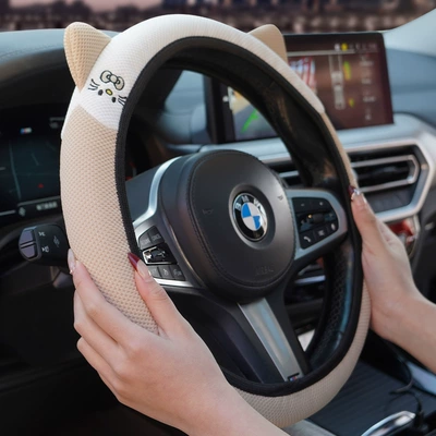 seasons, with three-dimensional cat ear: Steering wheel cover