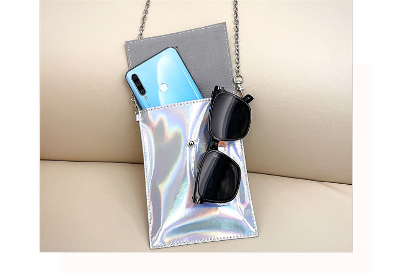 Women's Pu Leather Solid Color Streetwear Square Flip Cover Phone Wallets display picture 2