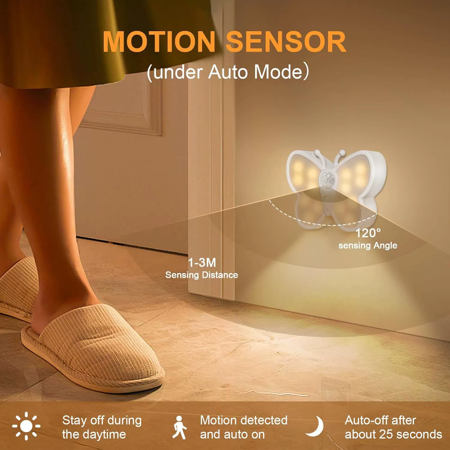 Physiological induction electromagnetic night light, human sensor, cat's eye