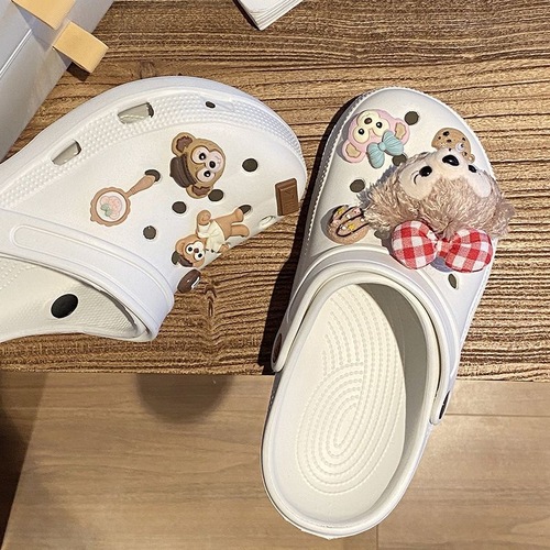 Hollow Shoes Buckle Accessories DIY Decorative Shoe Flower Accessories Cartoon 3D Stereo Shoe Buckles Detachable Finished Product