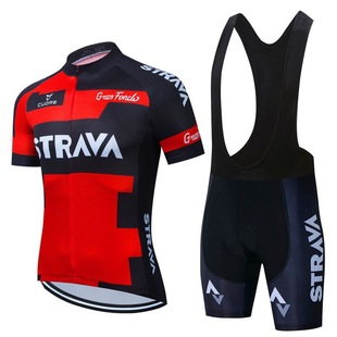 Трансграничные горячие продажи STRAVA Team Edition с короткими рукавами костюм для катания на горных велосипедах