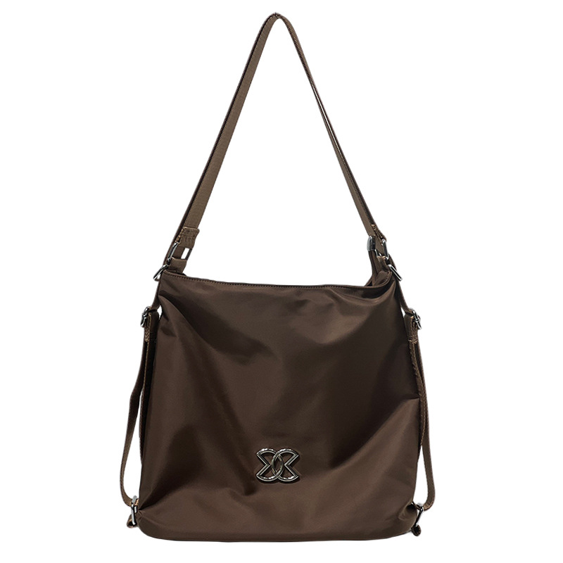 Women's Commuter Tote Bag 2024 New Soft Leather Large Bag Versatile Sport 2-Way Backpack Shoulder Crossbody Bag Mother's Bag - Thumbnail 3