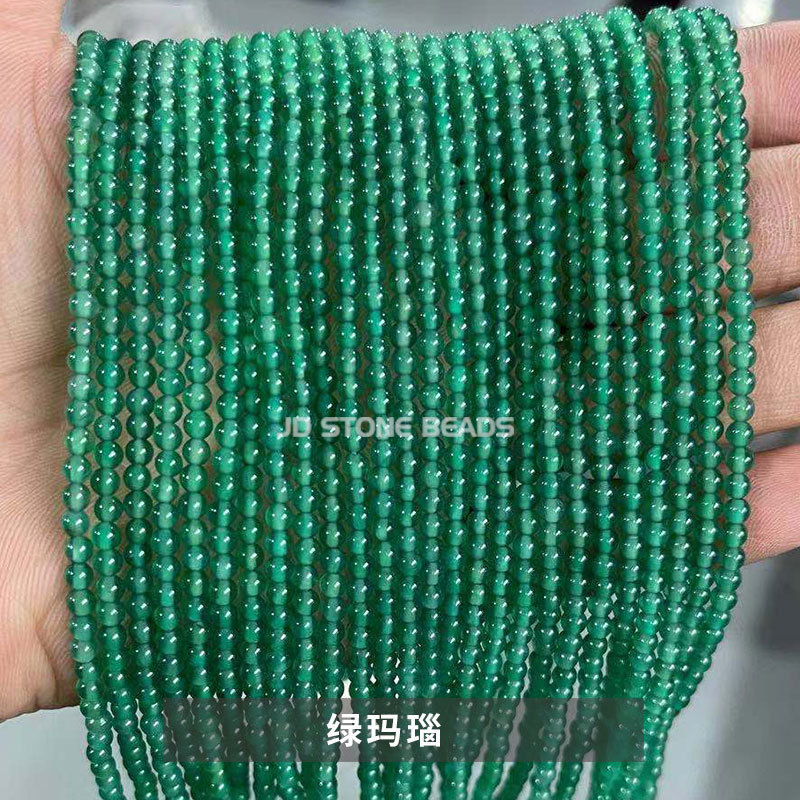 3mm天然水晶七彩碧璽小珠散珠キャンディー碧璽円珠diy指輪アクセサリー卸売り|undefined