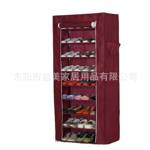 홈 다기능 신발 랙 간단한 방진 저장 캐비닛 다층 부직포 신발 캐비닛 공장 캐비닛 도매 한국어 버전