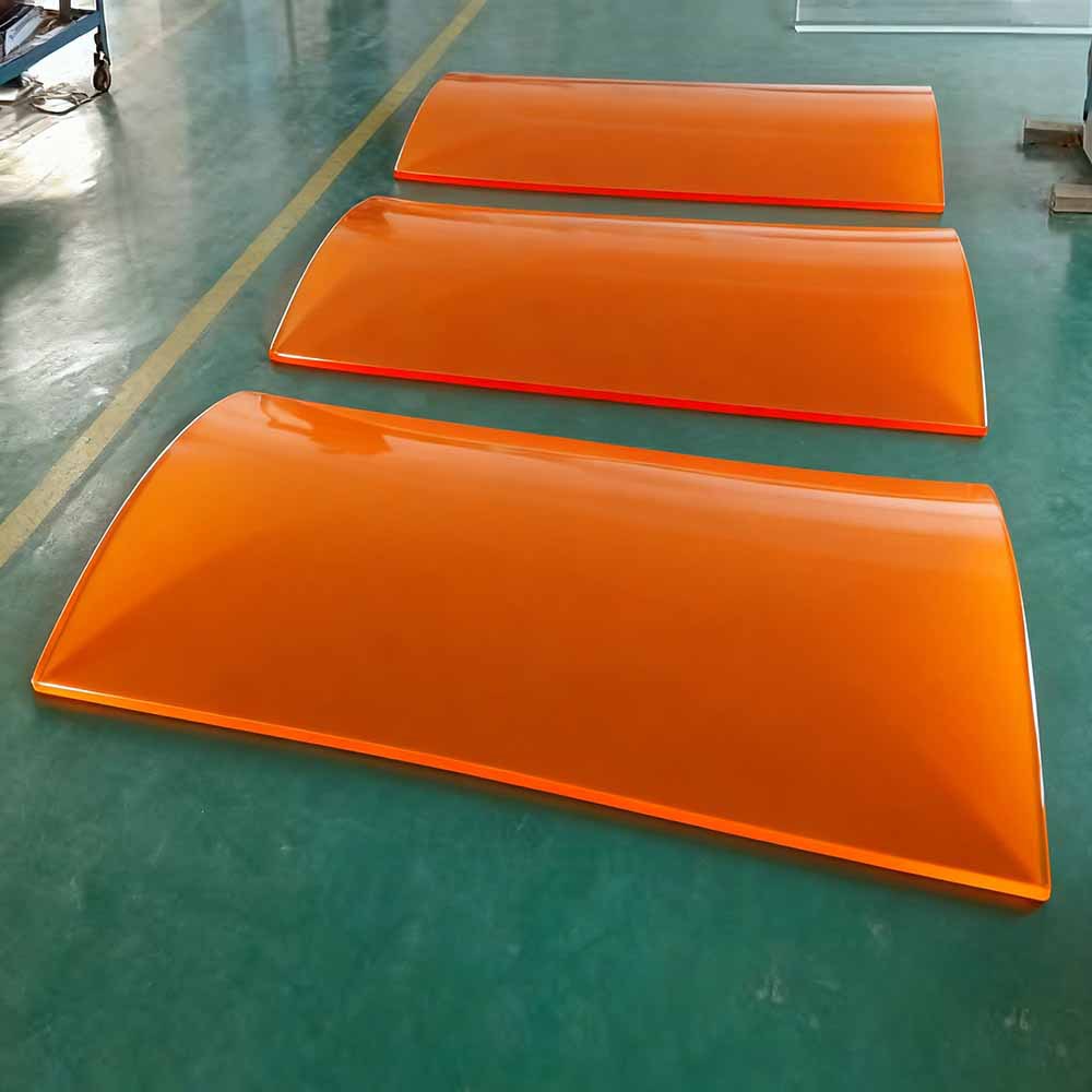 亚克力热弯U型形态弧形面板软化塑形多样曲面技术有机玻璃制品板