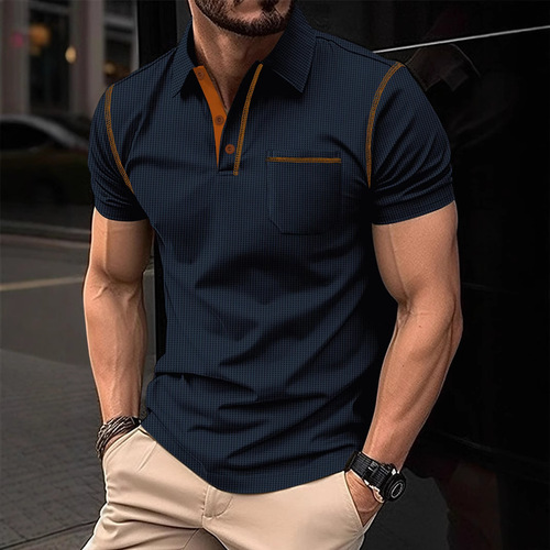 2025 Fashion Casual Honeycomb Pattern Button-up Top