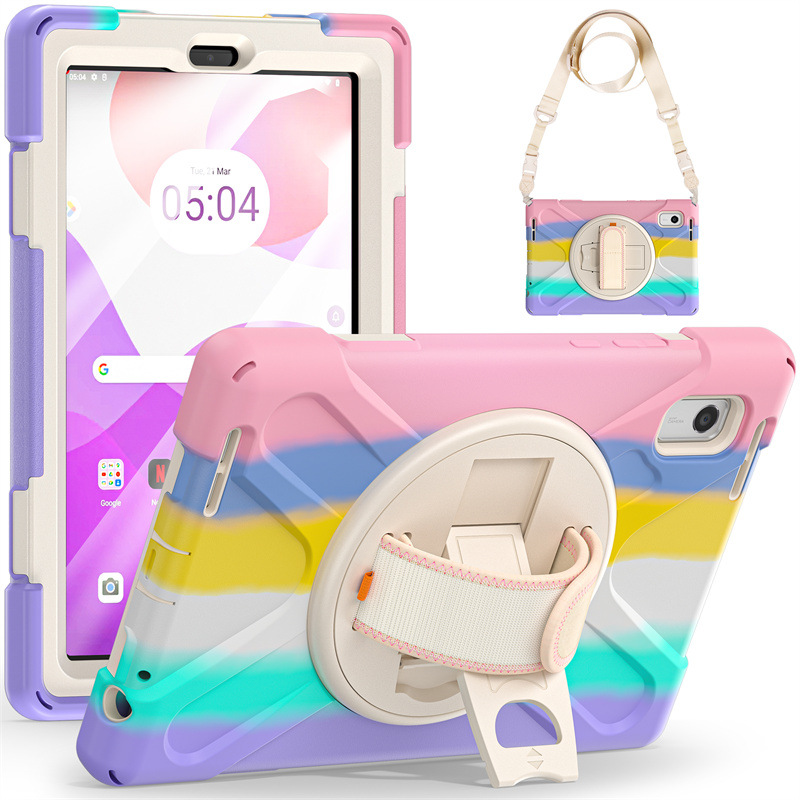 Suitable for Lenovo Tab M9 Tb-310Fu 2023 Pirate King Rotating Pc Stand M8 Strap Tablet Protective Cover