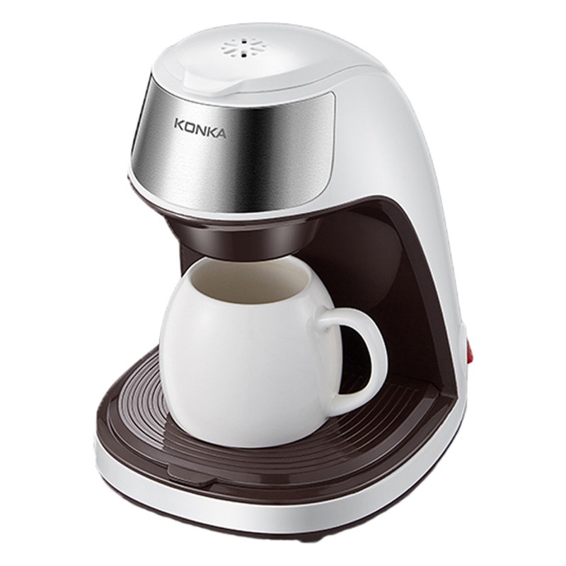 Konka Coffee Machine, Household Automatic Small American Drip Coffee Machine, Office Portable Coffee Machine, Cross-Border