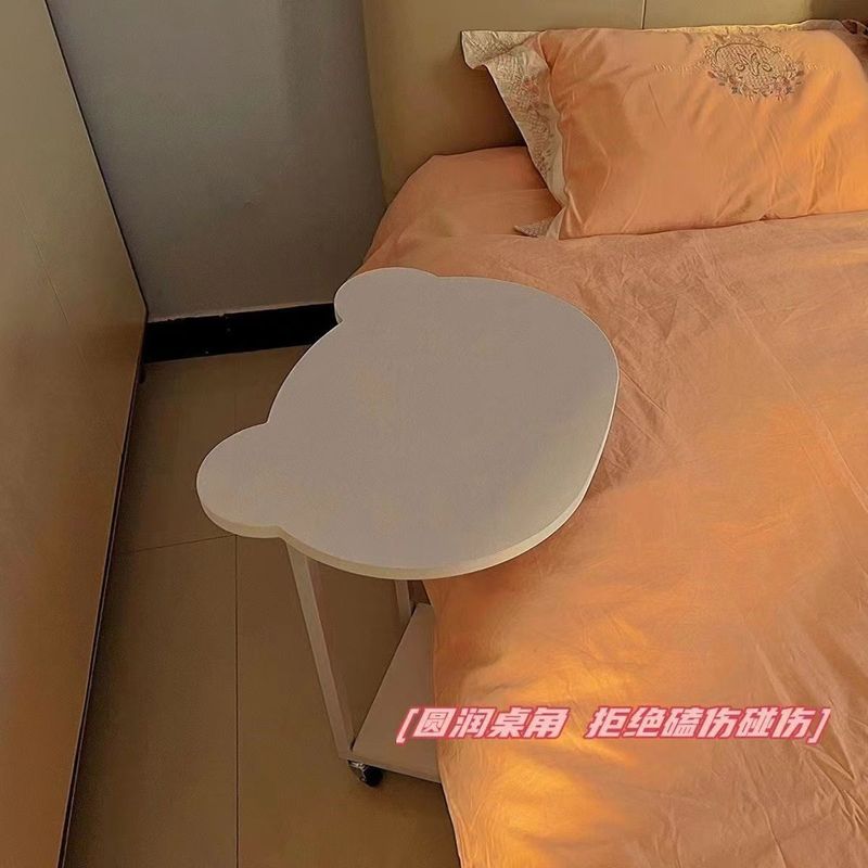 批发创意移动茶几熊猫桌床头柜小桌吉伊简约床边桌移动带轮ins风|undefined