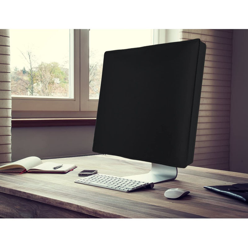 Protector de pantalla de tela Oxford, cubierta antipolvo para monitor, cubierta para electrodomésticos, impermeable y a prueba de humedad, se puede guardar, estilo simple