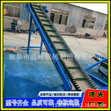 裙边格挡金银花皮带输送机  按需定做600装车松籽PVC带传送机