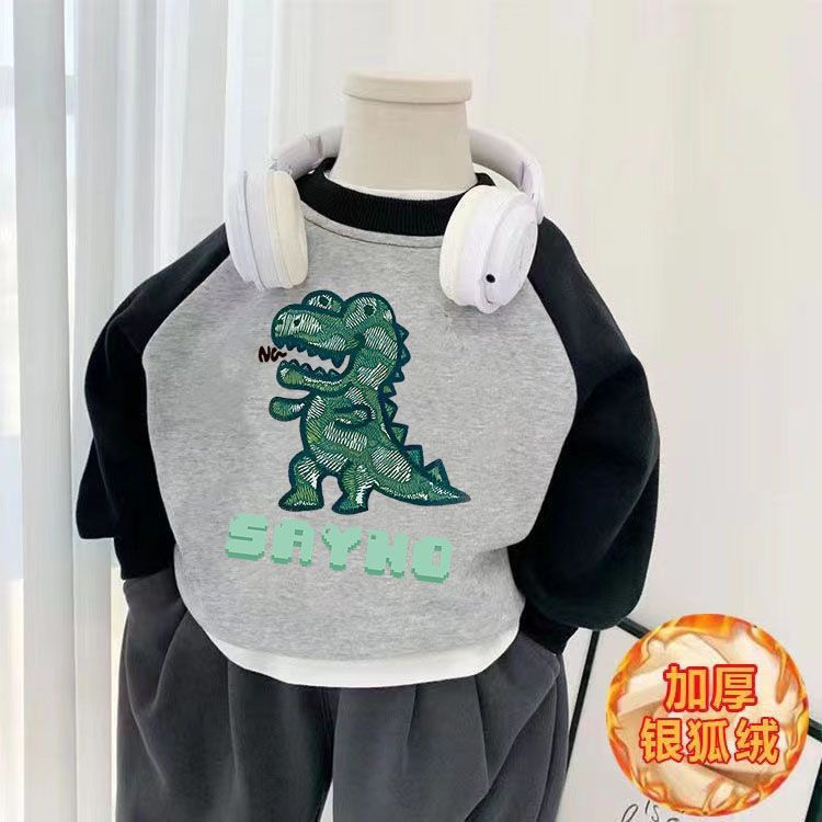 회색/기모 [810-SAN 공룡]]