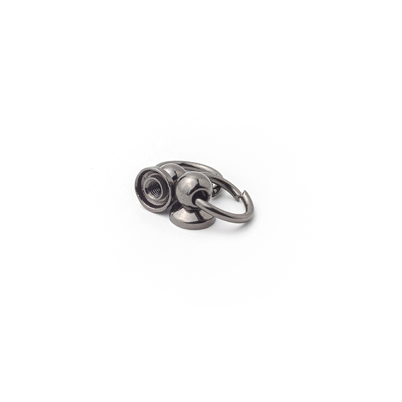 Venta al por mayor con anillo Heshang cabeza pezón uñas teléfono móvil accesorios decorativos con anillo colgante Heshang cabeza tornillo pezón clavo image 10