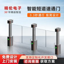 高端速通门入户闸机快速人行通道摆闸智能人脸识别实名认证