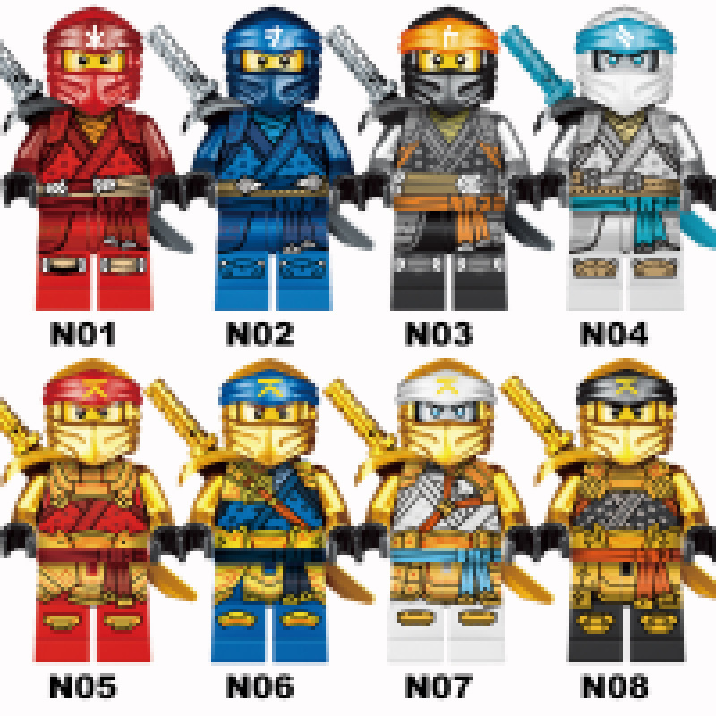 2023 新しいニンジャゴーフィギュア組み立てビルディングブロック知育玩具シーズン 16 ドロップシッピング|undefined