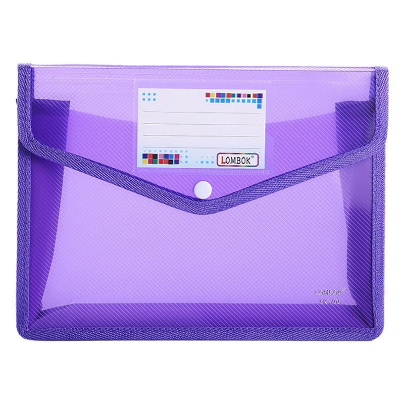 Bolsa de archivo tridimensional A4FC, bolsa de archivo transparente, bolsa de almacenamiento de papel de prueba para estudiantes, libro de datos de oficina grueso, gran capacidad