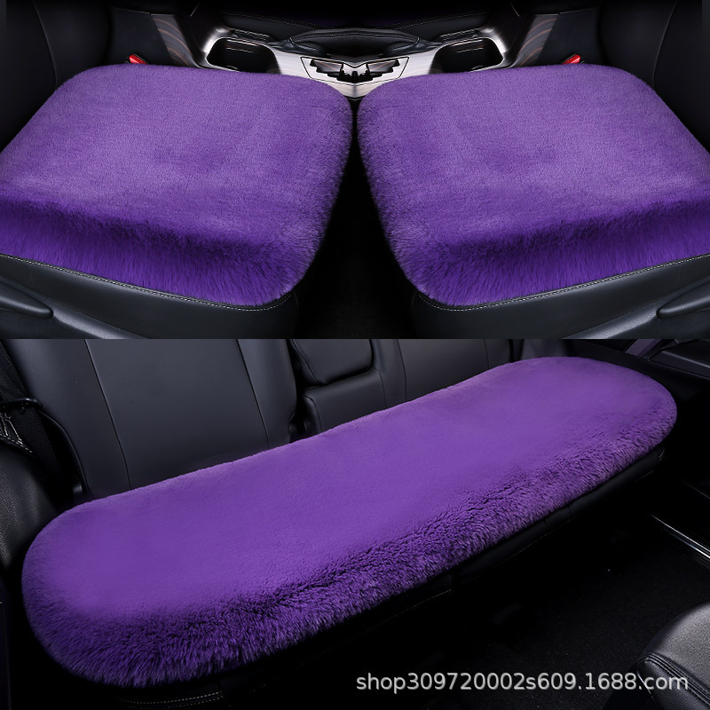 1400グラムの厚い冬の自動車座布団のぬいぐるみの3点セットの座布団保温シートのオフィスシートの後部座席の注文|undefined