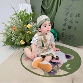 童民族服装;童旗袍/唐装;童旗袍