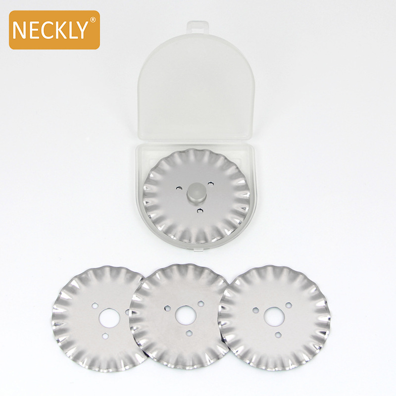 45mm小圆刀片、切不同波纹花边 滚轮刀替换刀片 花边裁布刀片