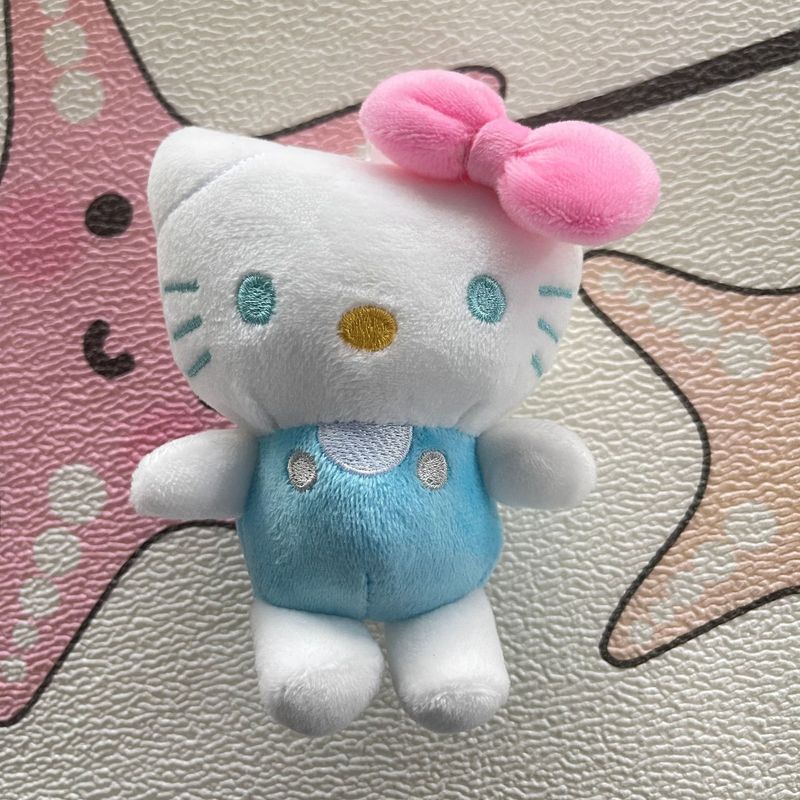 三丽鸥正版HelloKitty毛绒公仔挂件可爱kt猫书包包挂饰钥匙扣玩偶|undefined