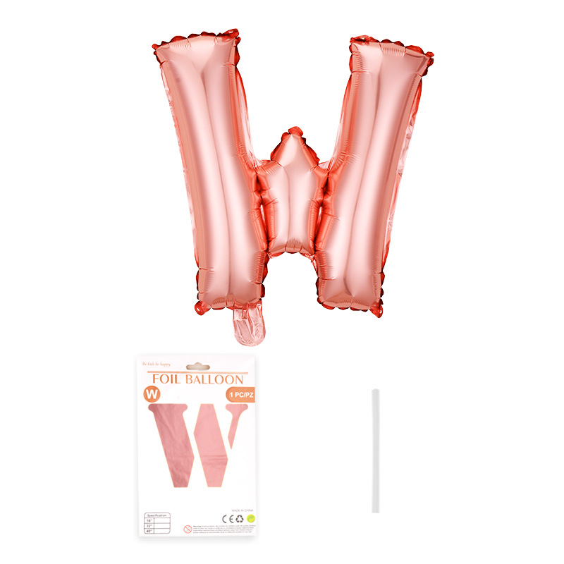 Carta de 32 pulgadas embalaje fino globo de papel de aluminio embalaje de tarjeta de papel independiente versión americana película de aluminio de cuerpo delgado globo de aire flotante al por mayor