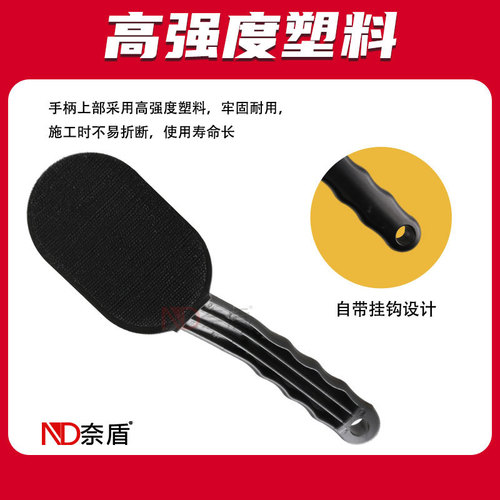 Car tire waxing, using a long-handled sponge brush for polishing, imported polyester sponge with good tensile strength, non-peeling, acid and alkali resistant.