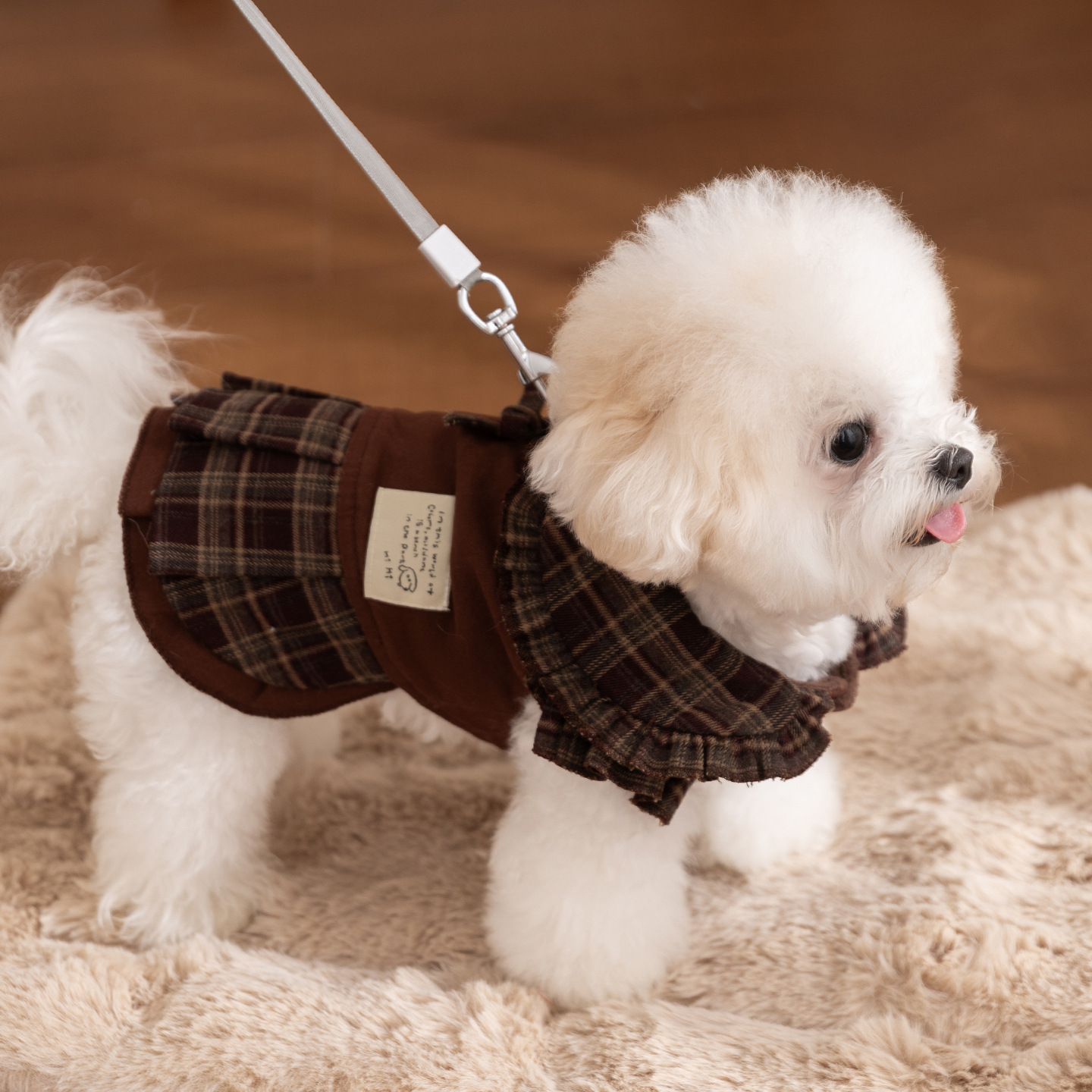 Otoño y invierno Meilade pareja de tela delgada nuevo vestido chaqueta perro gato ropa de mascota al por mayor