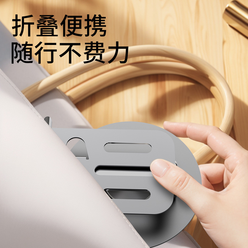 金属デスクトップ携帯電話ホルダー360度回転折りたたみポータブルサポートラックソース工場カスタム卸売|undefined