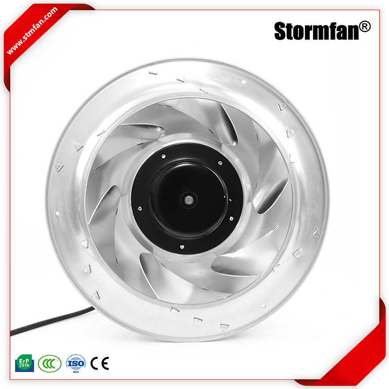 斯托姆带调速355*96 24V/48V直流扫地车大型空调基站后倾离心风机