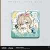 Boys dormitory series Q version badge-placer gold