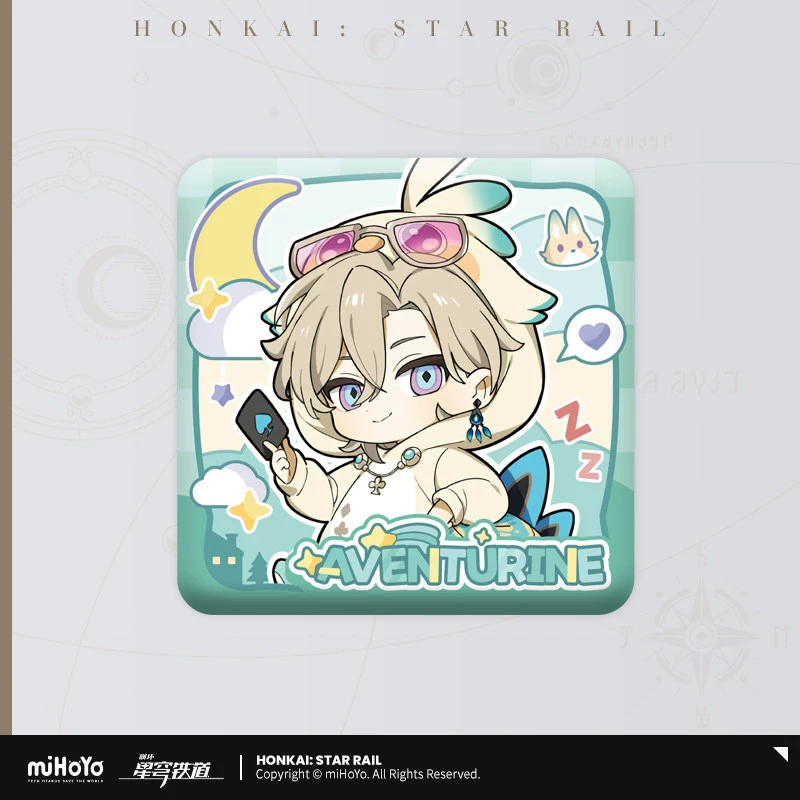 Коллекционный значок (Honkai: Star Rail) — персонаж, цветной картон на подложке, одиночный