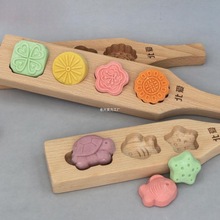 ∂批发木质手工做月饼模具糍粑粑米果模子面食烙饼木印糕板烘焙模