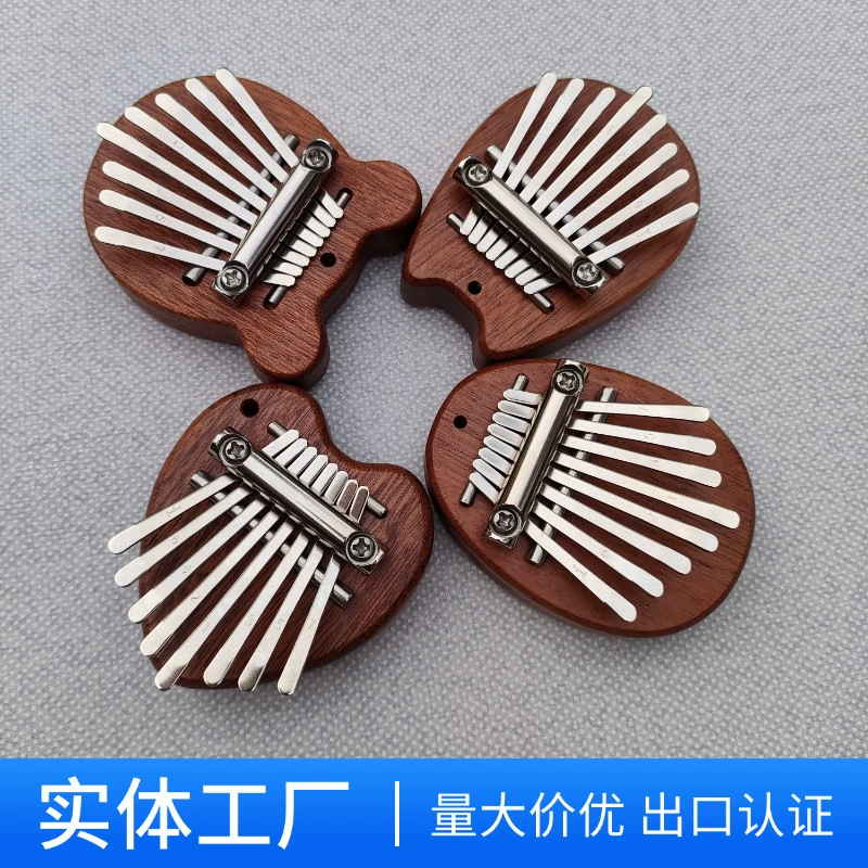 Эксклюзивный миниатюрный 8-тональный кулон-калимба для внешней торговли, дропшиппинг, маркировка, трансграничный бестселлер, мини-пианино для пальцев