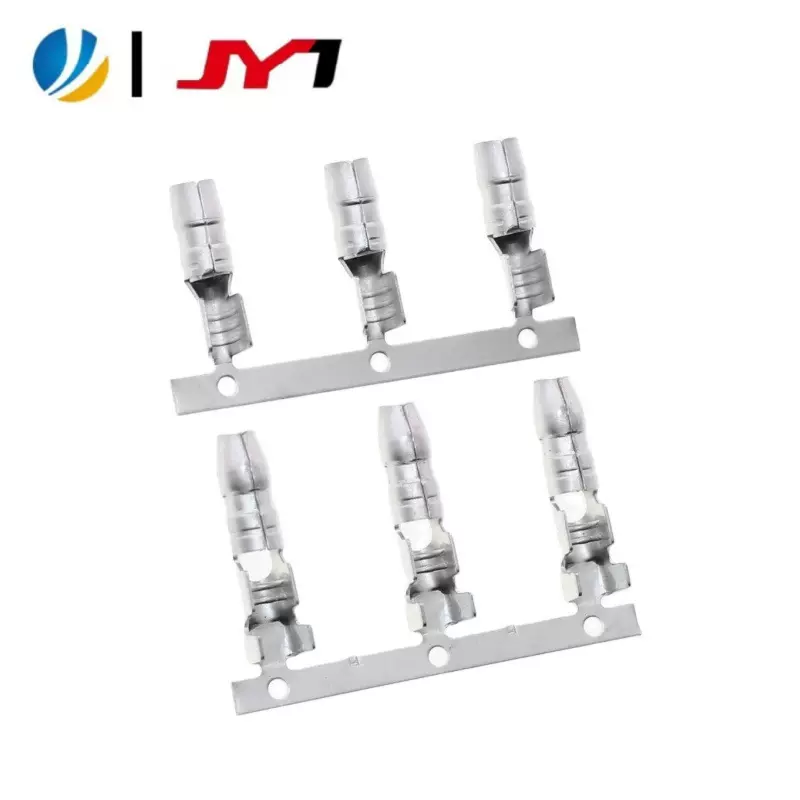 聚盈厂家直销铜镀锡3.96子弹头可注塑13~17.5长横模4.0子弹头端子