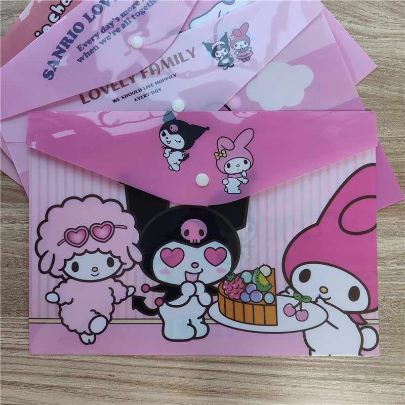 대집합 단추주머니 PC개 쿠루미 소백서류봉투 학생캐릭터 A4 시험지 수납주