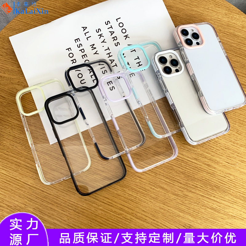 Amazon Suitable Dual-Color Phone Case for Apple 17, iPhone 16 Wireless Charging 2.0 Thickened Tpu Acrylic Case Amazon Suitable Dual-Color Phone Case for Apple 17, iPhone 16 Wireless Charging 2.0 Thickened Tpu Acrylic Case