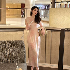 时尚休闲套装;连衣裙;女式针织衫