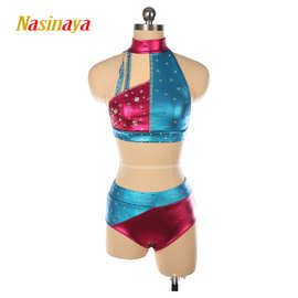 福诺专业专业制作空中瑜伽钢管舞服装花样滑冰服表演比赛女童成人