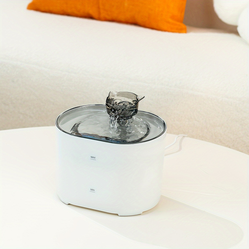 Fuente de agua ultra silenciosa 2 2L 74oz Cat Water Fountain