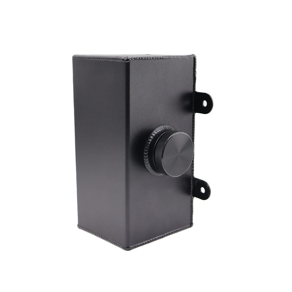 Cross-Border Automotive Parts Modified Auxiliary Water Tank, Aluminum Alloy Auxiliary Water Bottle, Water Tank Cooling and Ventilation Pot, Defoaming Pot, 2L