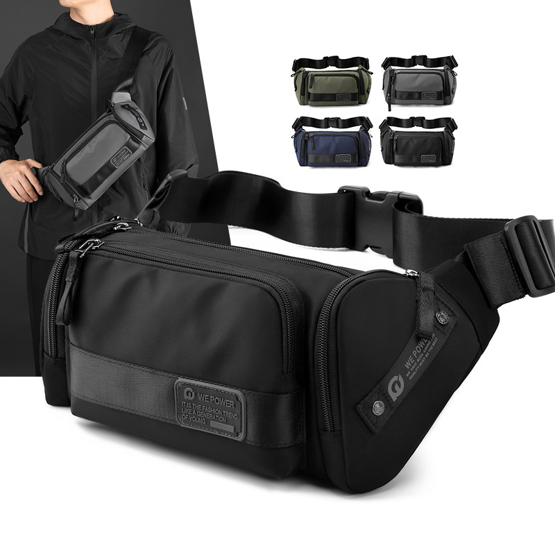 WEPOWER New Outdoor Sports Large Capacity Waist Bag Waterproof Multifunctional Crossbody Bag Wear-resistant Fashion Chest Bag WEPOWER New Outdoor Sports Large Capacity Waist Bag Waterproof Multifunctional Crossbody Bag Wear-resistant Fashion Chest Bag