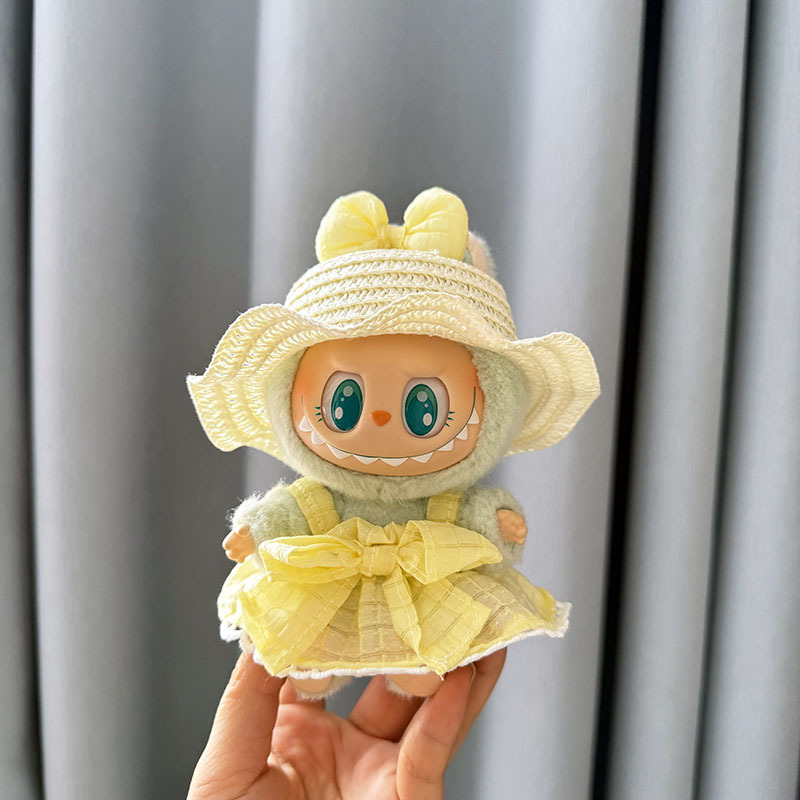仅售衣服] 一二代钥匙扣La布布衣服挂件拉布布娃衣连衣裙珍珠发饰|undefined