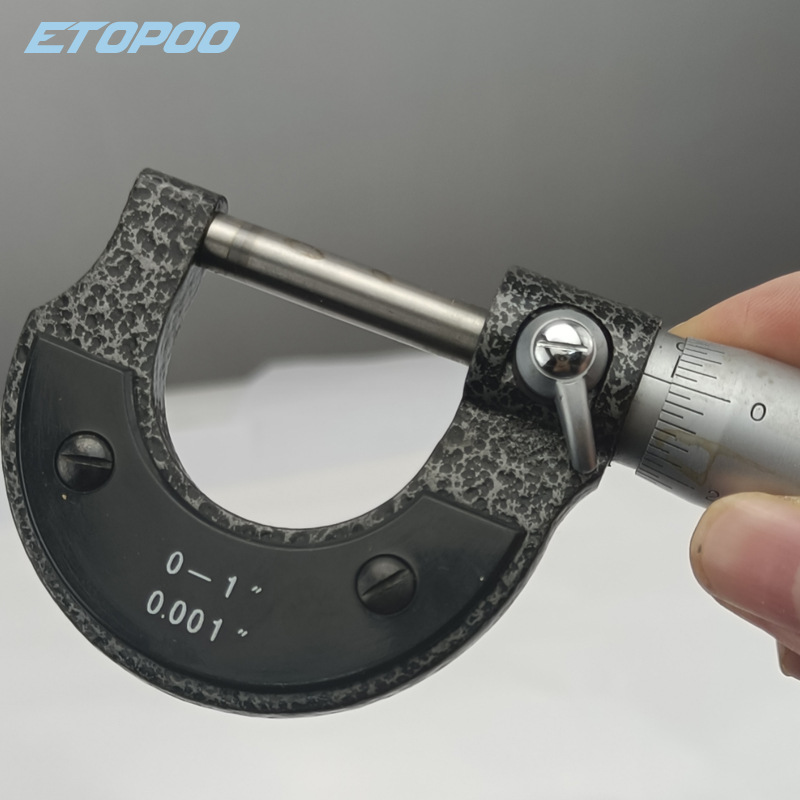 HUOTO 高精度外径千分尺0-1英制千分尺螺旋测微器