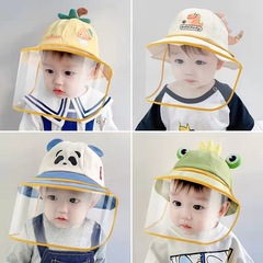 Infant Protective Face Shield—Anti-Epidemic Essential—Protective Cover, Anti-Splash Baby Hat, Spring/Autumn Anti-Epidemic Hat, Outdoor Face Mask