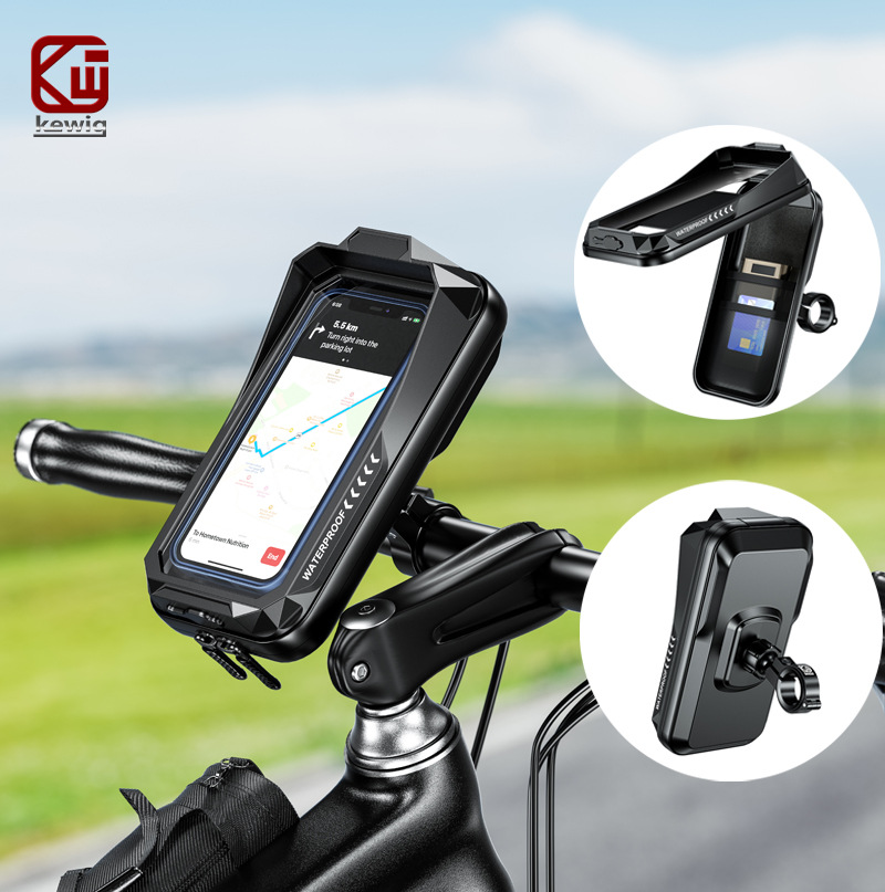 Kevig Bicycle Outdoor Riding Rainproof Bag Touch Screen Mobile Phone Bag Navigation Mobile Phone Bracket Waterproof Bag